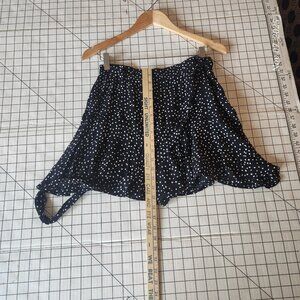 Zara Black Polka Dot Mini SKORT